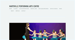 Desktop Screenshot of mpacdancestudio.com